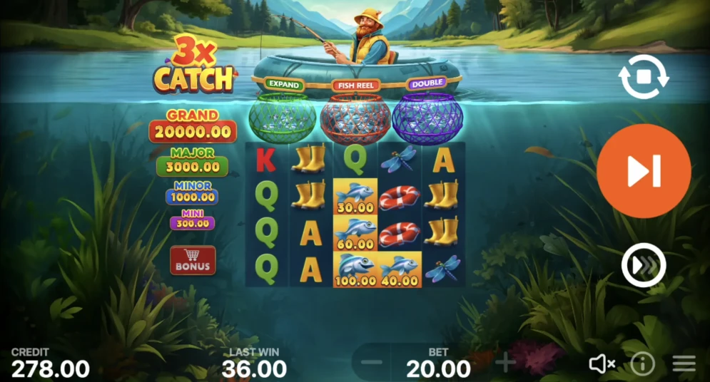 3x Catch
